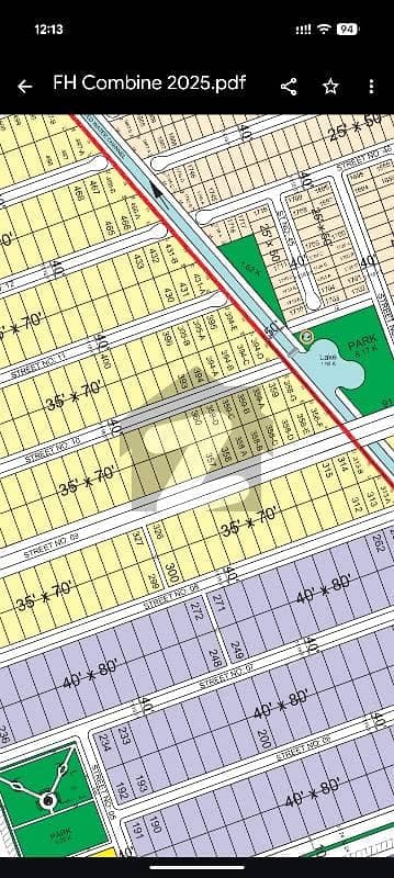 10 Marla 60 ft Road Margalla Face Plot Faisal Hills Block B For Sale image 1