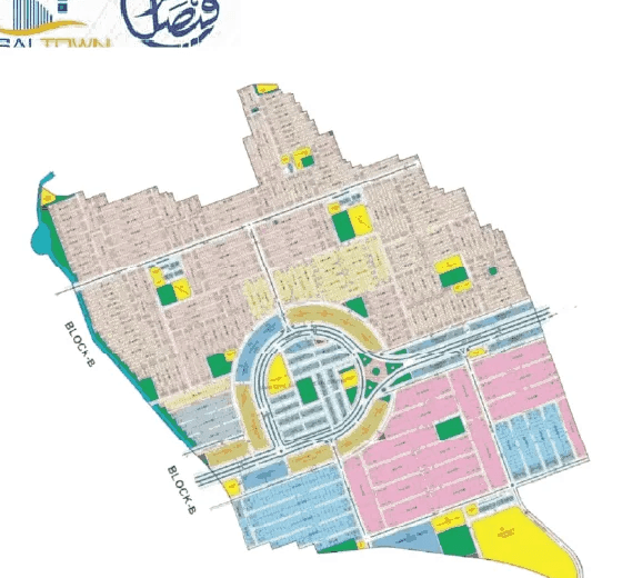 Faisal Hills Islamabad development map showing 2026 progress across all blocks and new commercial projects
